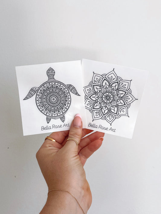Sea turtle sticker
