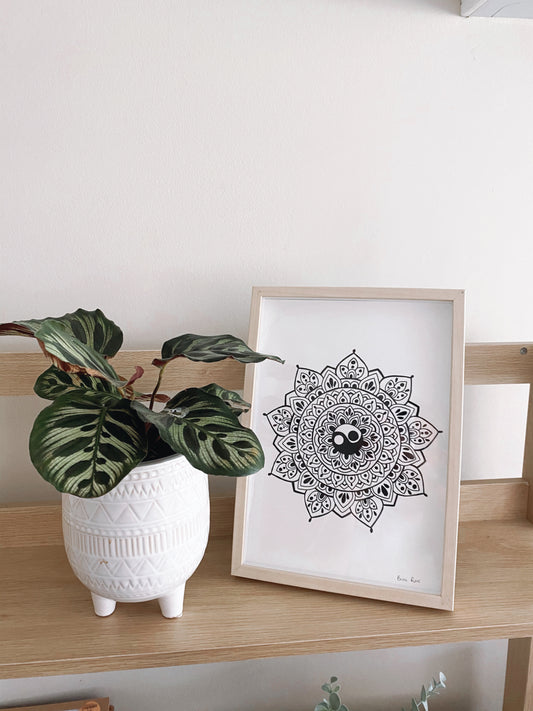 Balance mandala print