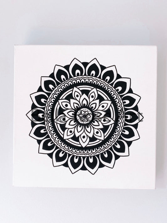Black and White Mandala