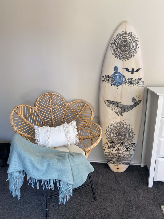 Whale surfboard