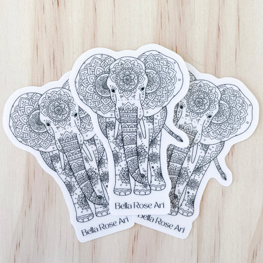 Elephant sticker