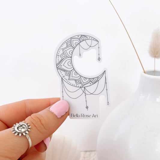 Moon sticker