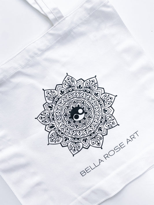 Balance mandala tote bag