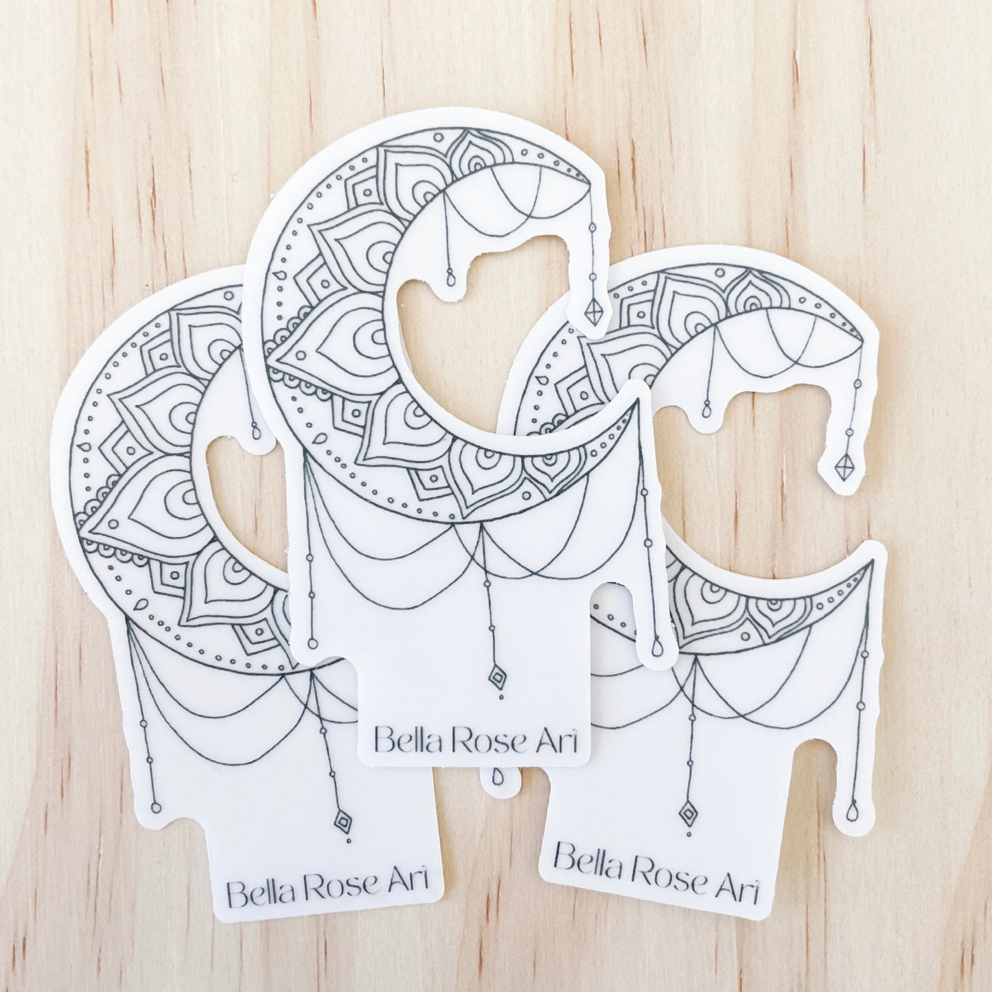 Moon sticker