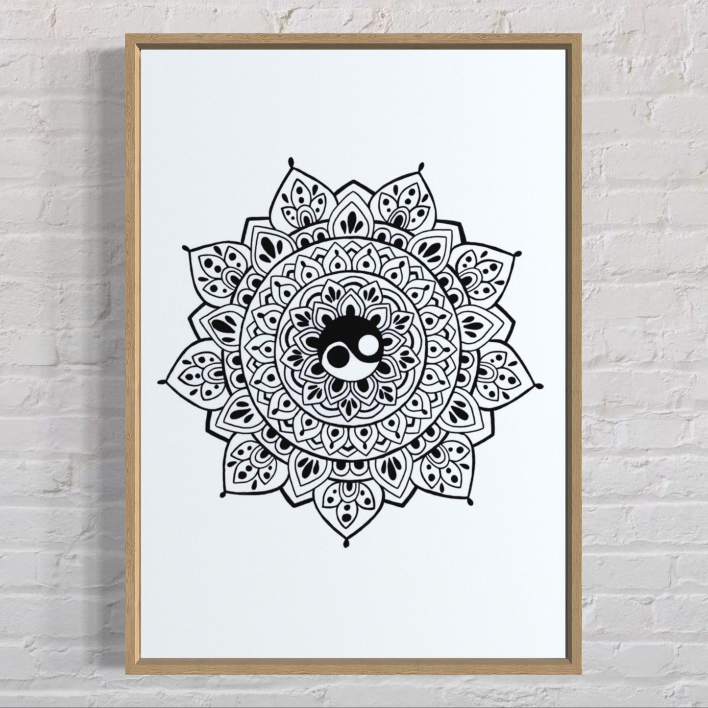 Balance mandala print