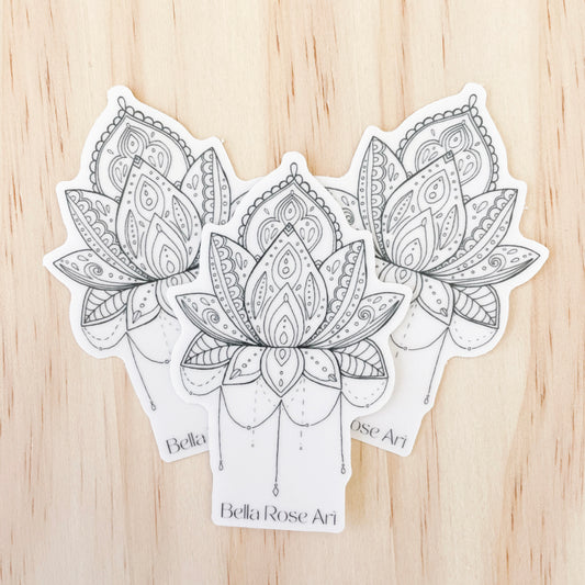 Lotus sticker