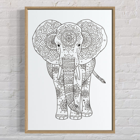 Elephant mandala