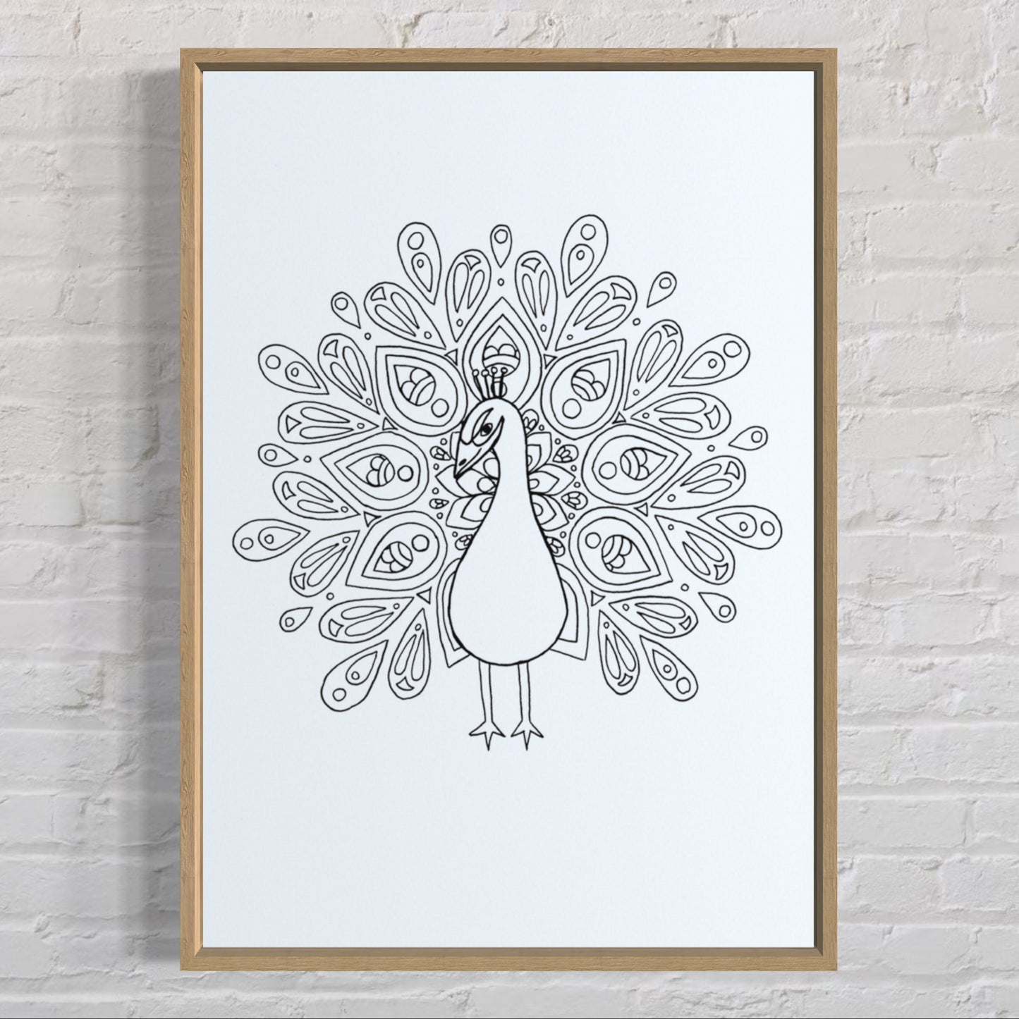 Peacock print