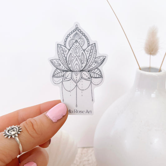 Lotus sticker