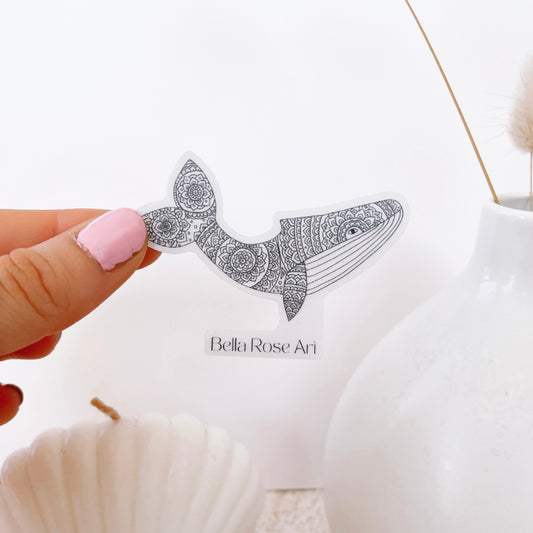 Whale sticker
